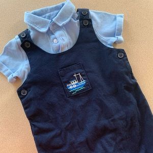 Crown & Ivy 18 mo Boys Romper Onsie set